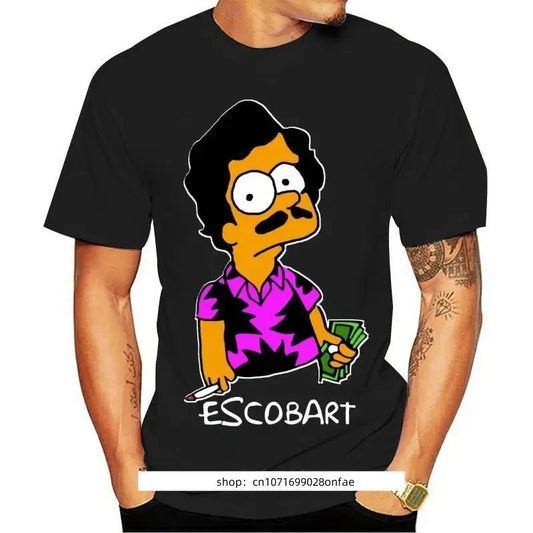 Men T shirt Pablo Escobart Shirt Escobar Mafia Cartel Fashion funny t-shirt novelty tshirt women