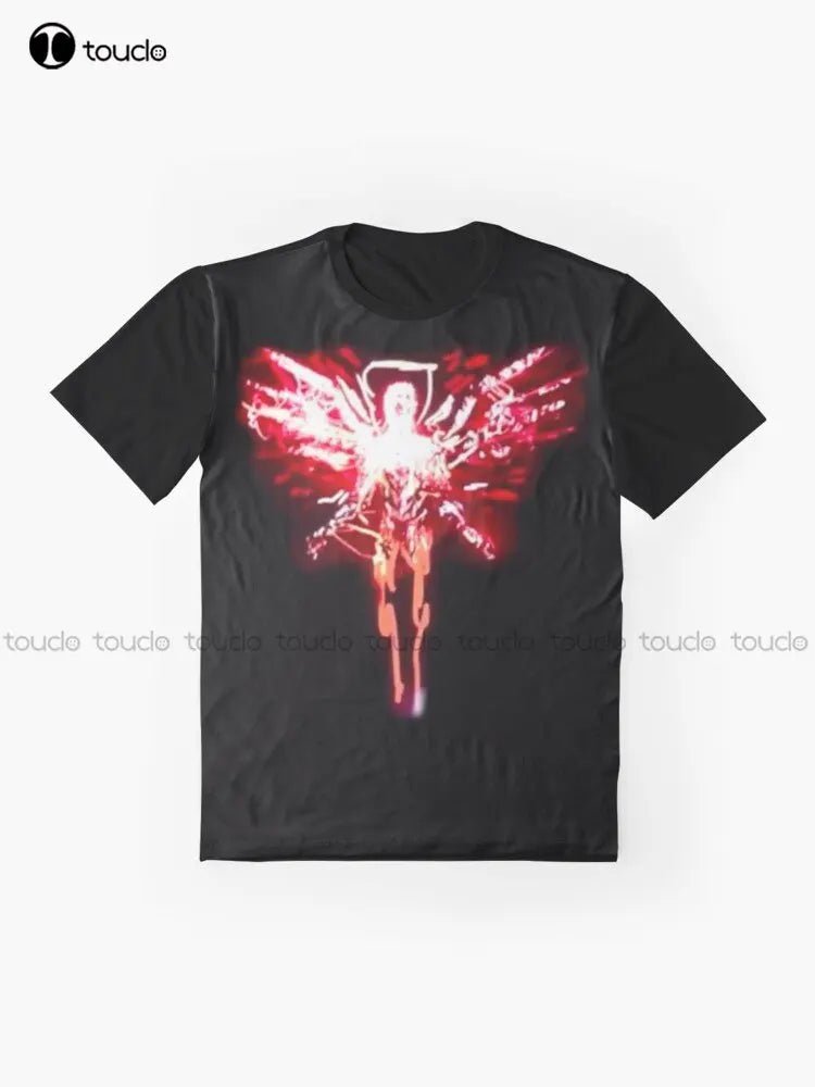 Red Angel Graphic T-Shirt Hiking Shirts Women Digital Printing Tee Shirts Christmas Gift New Popular Xxs-5Xl Streetwear