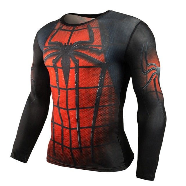 Long Sleeve Sport Shirts Men Superhero superman freeshipping - Foreverking