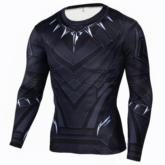 Long Sleeve Sport Shirts Men Superhero superman freeshipping - Foreverking