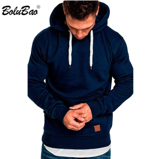 BOLUBAO 2022 Fashion Mens Hooded Sweatshirt Long Sleeve Autumn Casual Hoodies Boy Blouse Brand Solid Sweatshirts Hoodies Male freeshipping - Foreverking