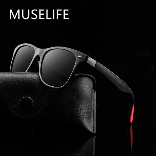 MUSELIFE Brand Design Polarized Sunglasses Men Women  Driver Shades Male Vintage Sun Glasses Men Spuare Mirror Summer UV400 freeshipping - Foreverking