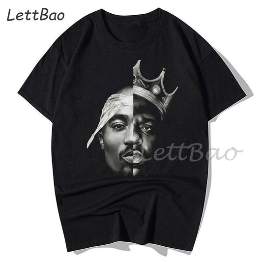 2022 Fashion Design Biggie Smalls and Tupac Legends T Shirt Men Friendship Casual Hip Hop Short Sleeve Round Neck Cotton T-Shirt 2022 Fashion Design Biggie Smalls and Tupac Legends T Shirt Men Friendship Casual Hip Hop Short Sleeve Round Neck Cotton T-Shirt Foreverking