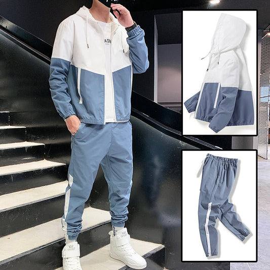 Patchwork Hip Hop Casual Men Sets 2022 Style 2 Piece Sets Clothes Men Streetwear Fitness Male Tracksuit Patchwork Hip Hop Casual Men Sets 2022 Style 2 Piece Sets Clothes Men Streetwear Fitness Male Tracksuit Foreverking