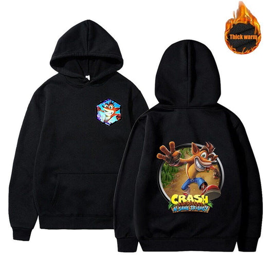 Game Crash Bandicoot Men Women Hoodie Autumn Winter Male Casual Sweatshirts Men&#39;s Hoodies Hip Hop Harajuku Sweatshirt freeshipping - Foreverking