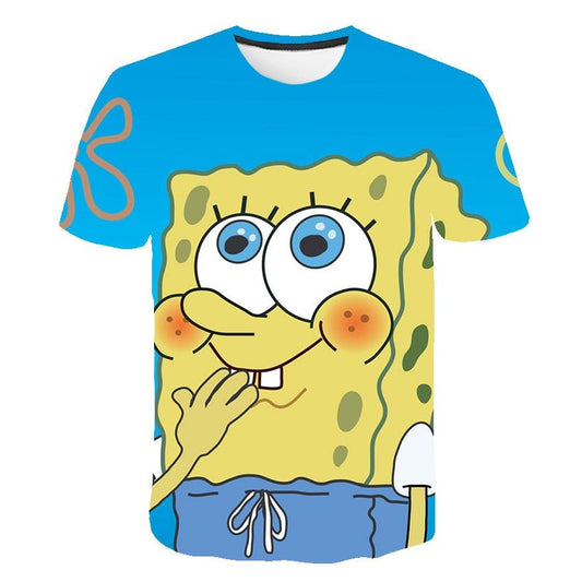 SpongeBobs 3D T Shirt Boy/Girls Tshirt Casual Men/women Top Kawaii Patrick Star Kids Clothes TOPS freeshipping - Foreverking