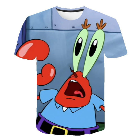 2022 Piestars And SpongeBobs 3D T Shirt Boy/Girls Tshirt Casual Men/women  Patrick Star Kids Clothes TOPS freeshipping - Foreverking