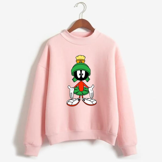 Fashion Looney Tunes Print Sweatshirt Long Sleeve Round Neck Sweatshirt freeshipping - Foreverking