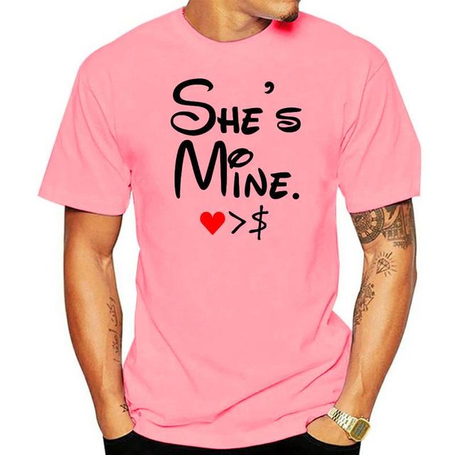 Tshirt She Mine He Mine Heart Dollar Couple T-shirts Tshirt She Mine He Mine Heart Dollar Couple T-shirts Foreverking